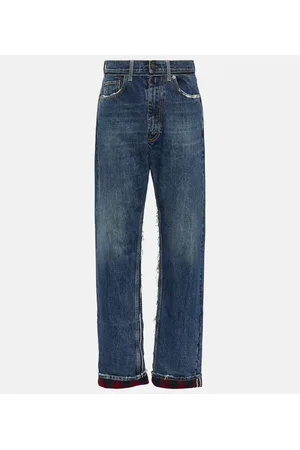 Maison Margiela Jeans rectos a cuadros
