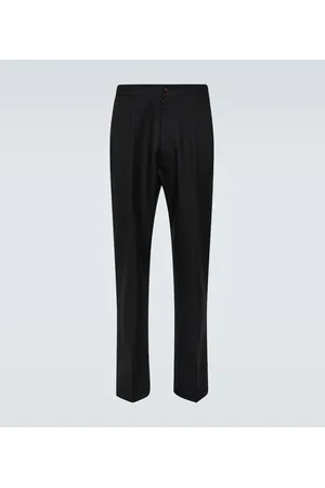 Maison Margiela Pantalones rectos de lana