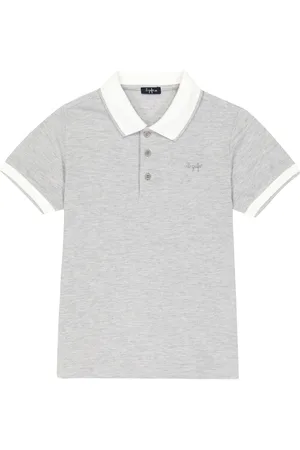 Il gufo Polo de algodón bordado