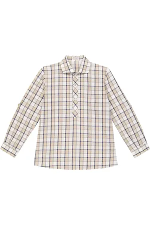 La Coqueta Camisa Miguel de algodón a cuadros