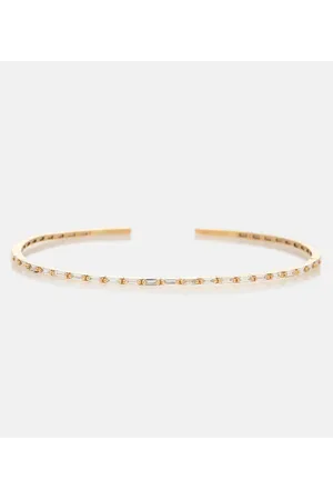Suzanne Kalan Brazalete de oro de 18 ct con diamantes