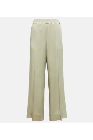 Jil Sander Pantalones anchos de tiro alto