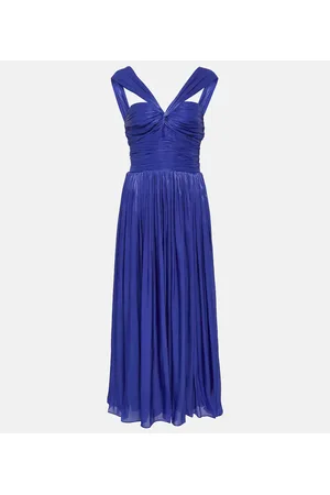 Costarellos Vestido midi Cavana de lúrex