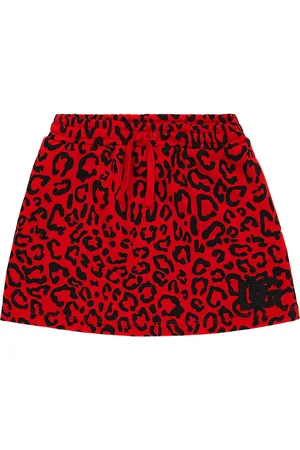 Dolce & Gabbana Falda en jersey de algodón estampada