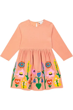 Stella McCartney Vestido de algodón bordado