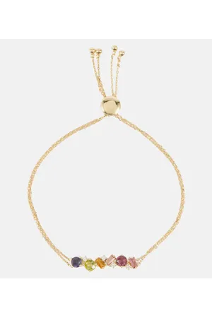 Suzanne Kalan Pulsera de oro 14 ct con piedras preciosas