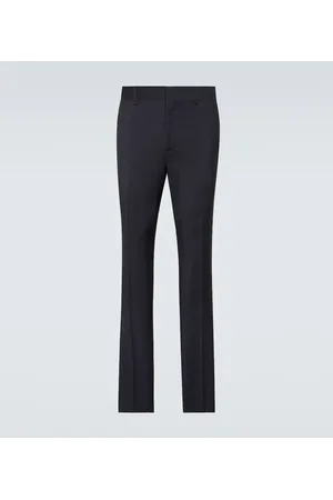 VALENTINO Pantalones rectos de lana y mohair