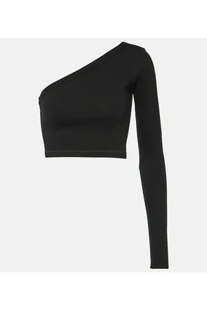 Rick Owens Crop top Ziggy de algodón