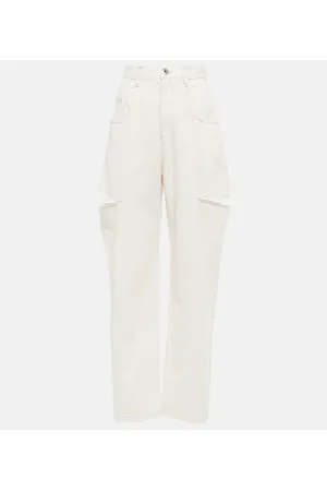 Maison Margiela Jeans rectos de tiro alto