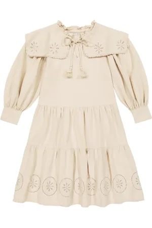 The New Society Vestido midi Geraldine bordado
