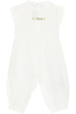 Balmain Bebé - mono de algodón con logo