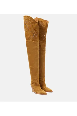 PARIS TEXAS Botas mosqueteras Holly Dakota de ante