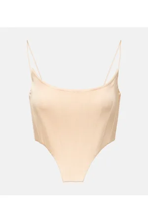ALEX PERRY Top bustier de satén