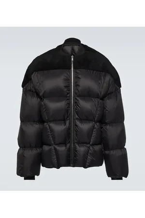 Rick Owens Chaqueta de plumas Flight con borrego