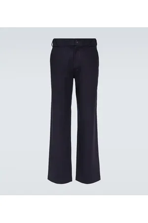 GR10K Pantalones rectos en mezcla de lana