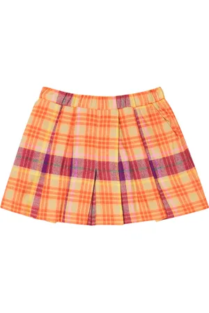 PAADE Falda pantalón de algodón a cuadros