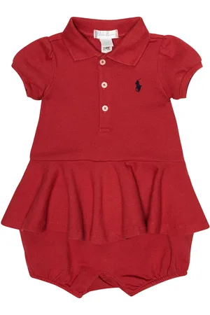 Ralph Lauren Bebé - body de algodón con péplum