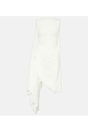 Alaïa Alaïa Vestido corto en jersey drapeado