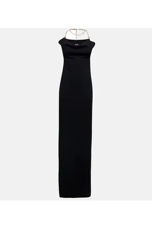 Bottega Veneta Vestido de fiesta de punto con cadena