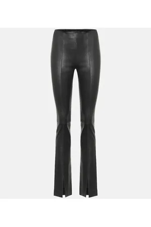 Stouls Pantalones flared Vegas Strip de piel