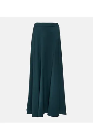 Vivienne Westwood Falda midi de lana virgen