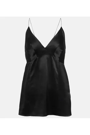 Khaite Top lencero Grisella de seda