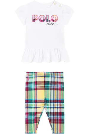 Ralph Lauren Bebé - set de top y leggings de algodón