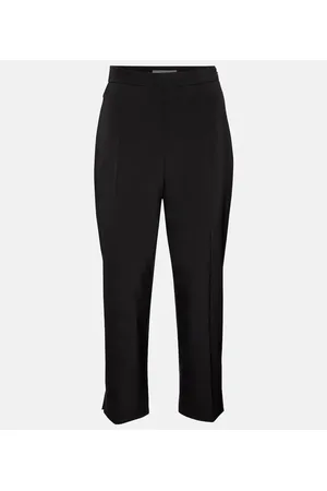Prada Pantalones cropped de tiro alto