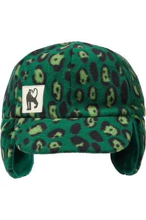 Mini Rodini Sombrero de forro polar estampado