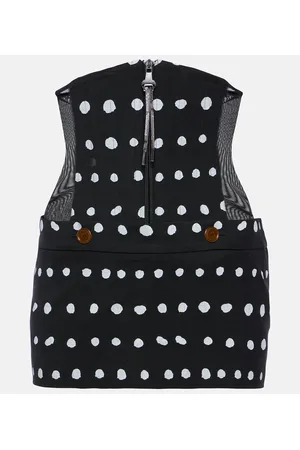 Vivienne Westwood Minifalda Foam de lana virgen con lunares