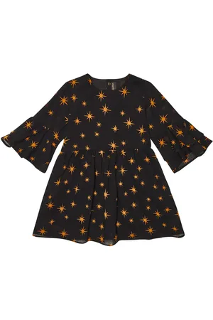 Mini Rodini Vestido con estampado de estrellas