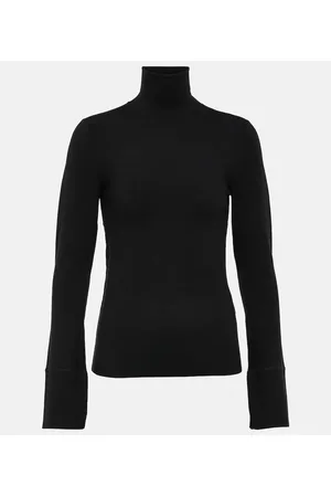 Joseph Top de cuello alto en mezcla de seda