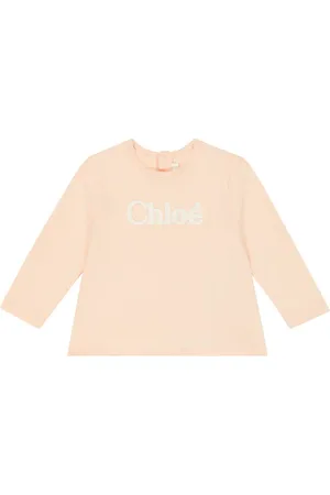 Chloé Chloé Kids Bebé - camiseta en jersey de algodón con logo