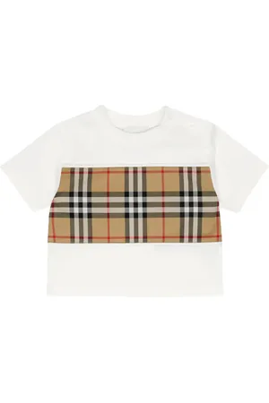 Burberry Bebé - camiseta Vintage Check de algodón