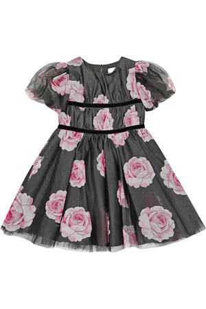 MONNALISA Vestido de tul floral
