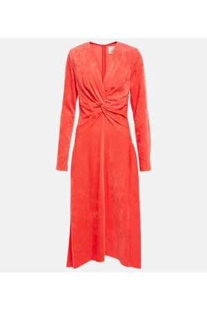 Isabel Marant Vestido midi Havena fruncido