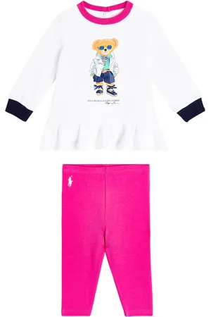 Ralph Lauren Bebé - set de top y leggings Polo Bear