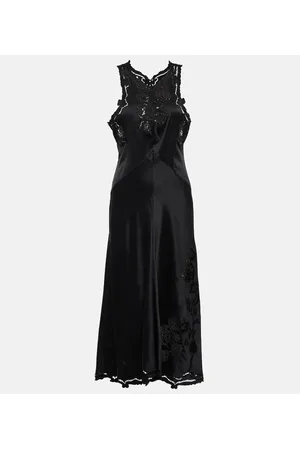 Isabel Marant Vestido midi Jadel en mezcla de seda