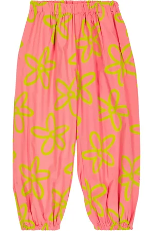 Jelly Mallow Pantalones Aladdin de algodón floral