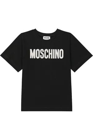 Moschino Camiseta de jersey de algodón con logo