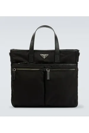 Prada Tote de Re-Nylon con piel