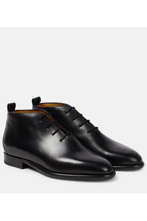 The Row Botines Grant de piel