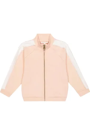 Chloé Chloé Kids Chaqueta deportiva de jersey con croché