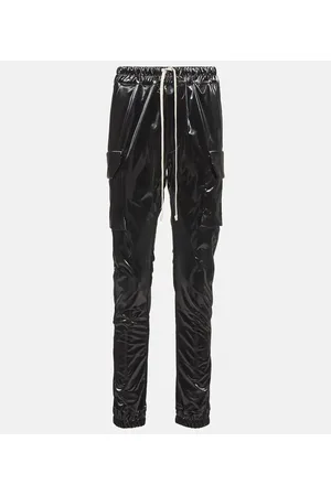 Rick Owens DRKSHDW pantalón deportivo Mastodon mezcla de algodón