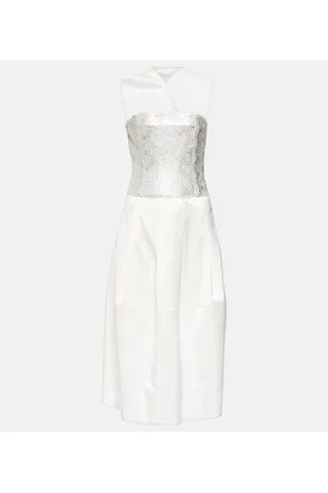 JACQUES WEI Vestido midi con lentejuelas
