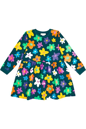 Stella McCartney Vestido en jersey de algodón floral