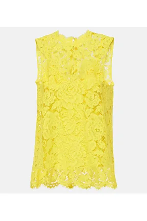 Dolce & Gabbana Top de encaje floral
