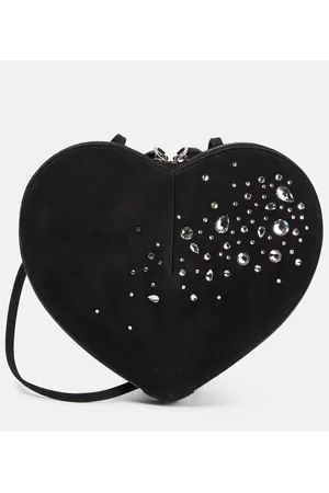 Alaïa Alaïa Bolso al hombro Le Cœur de ante adornado