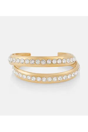 Amina Muaddi Brazalete Jahleel con cristales