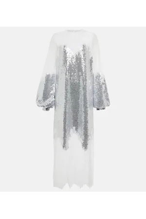 Costarellos Vestido de fiesta Zahara con lentejuelas y encaje